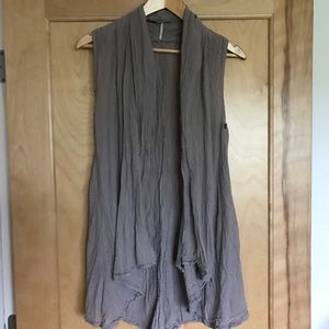 Taupe Gauze Vest